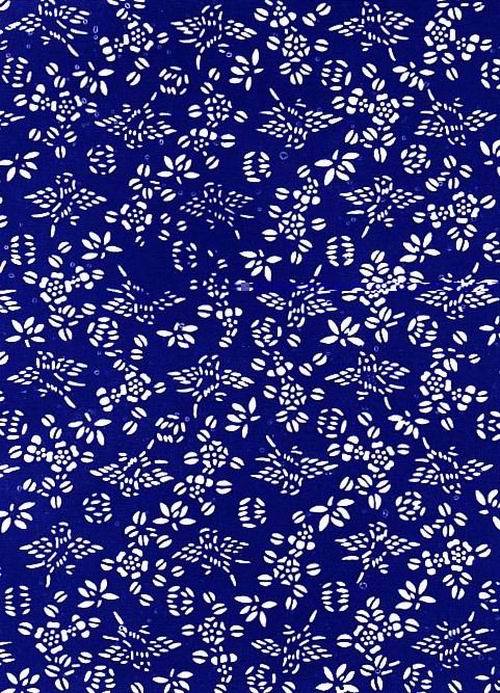 中國(guó)藍(lán)印花布 傳統(tǒng)工藝的清新魅力